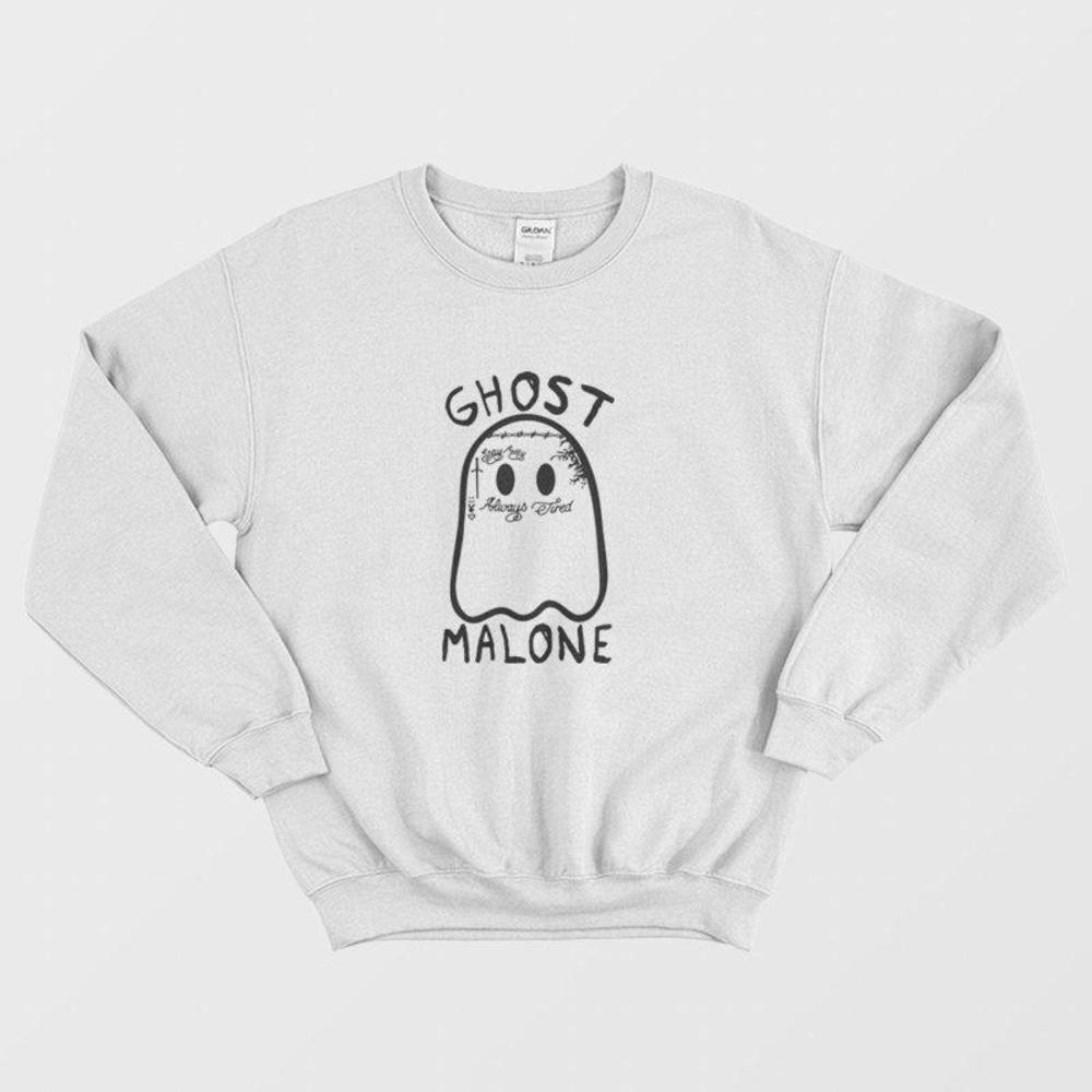 Ghost Malone Halloween Rap Parody Funny Spooky Graphic Unisex Sweatshirt
